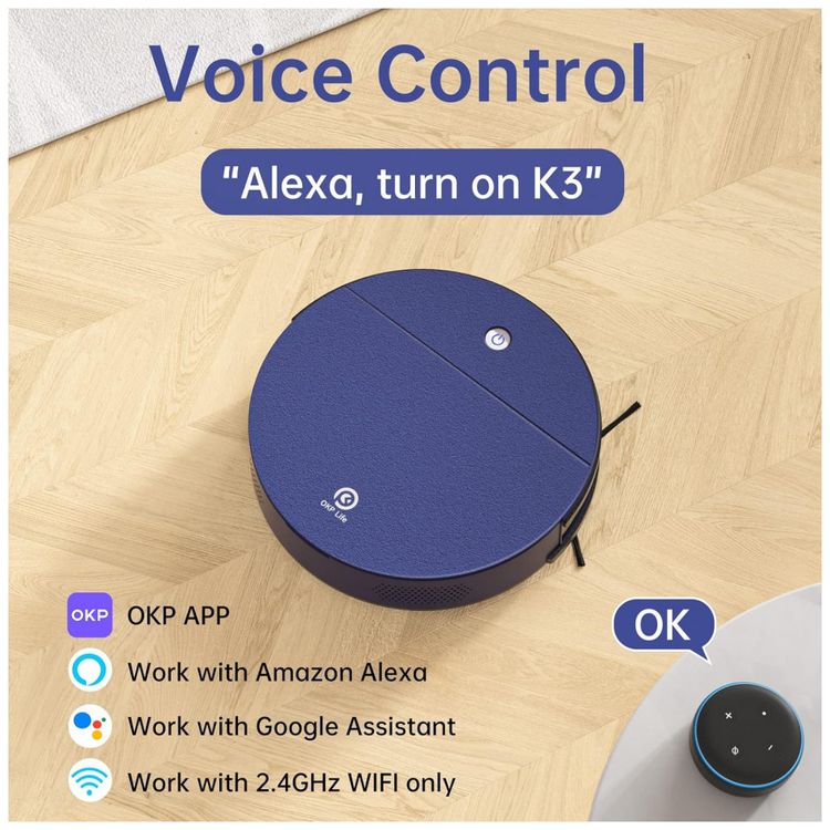 Aspirador-de-Po-Robo-OKP-K3-com-Auto-Carregamento-e-Succao-foto-1