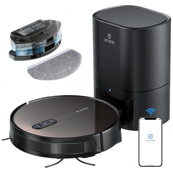 Aspirador-de-Po-Robo-Amarey-com-Conexao-via-APP-WI-FI-Auto-foto-0