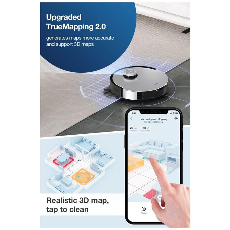 Aspirador-de-Po-Robo-ECOVACS-DEEBOT-X1-com-Conexao-via-APP-foto-5