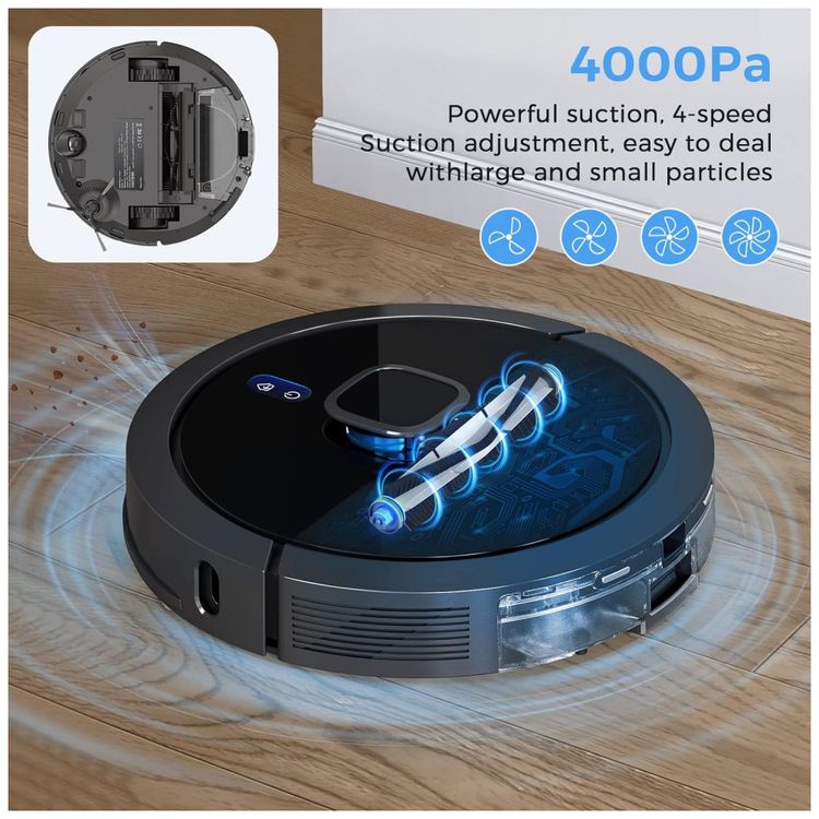 Aspirador-de-Po-Robo-LONIKO-com-Conexao-via-APP-WI-FI-Auto-foto-2