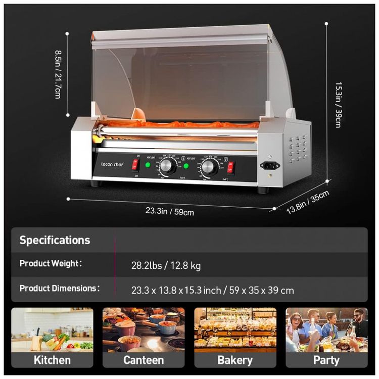 Maquina-de-HotDog-Leconchef-ate-18-Salsichas-por-Vez-Aco-foto-1