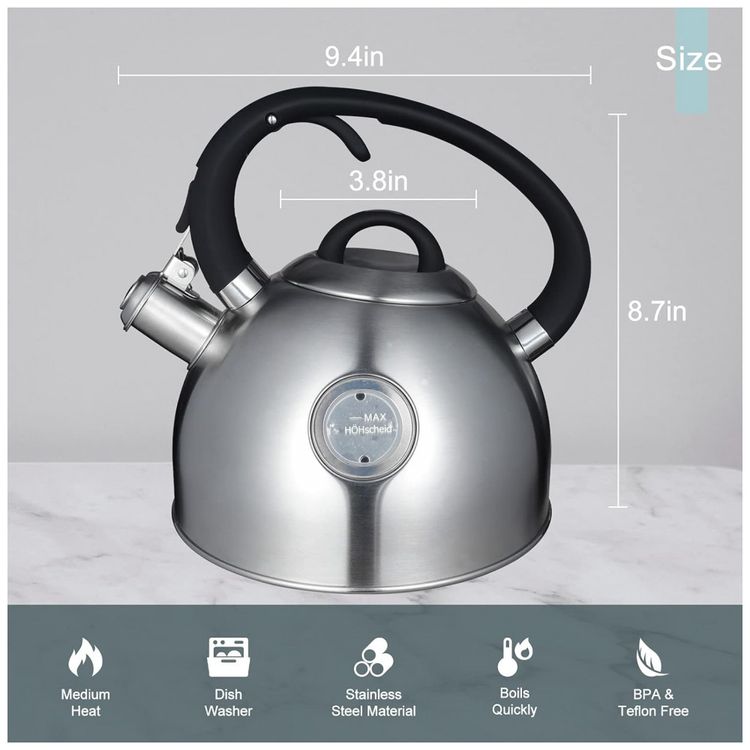 Chaleira-de-Cha-MOLLANY-2.6-Litros-em-Aco-Inoxidavel-com-foto-1
