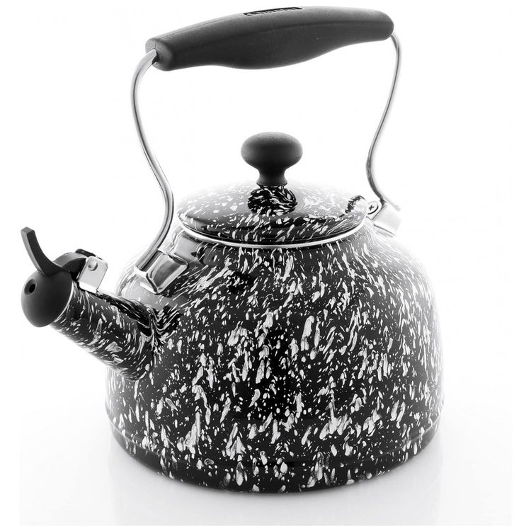 Chaleira-de-Cha-Esmaltada-Vintage-Chantal-1.7-Litros-em-Aco-foto-0