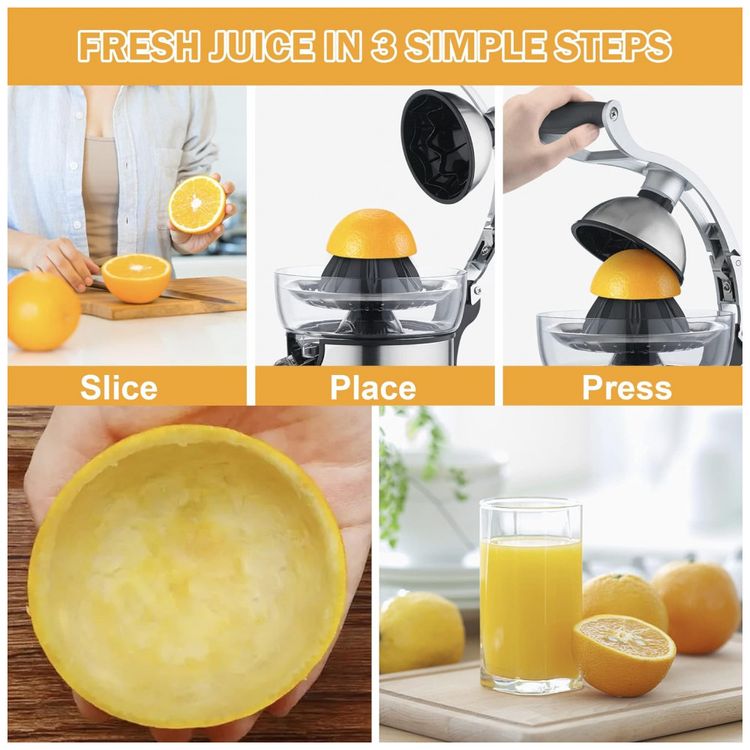 Espremedor-Eletrico-de-Frutas-LUUKMONDE-em-Aco-Inoxidavel-e-foto-1