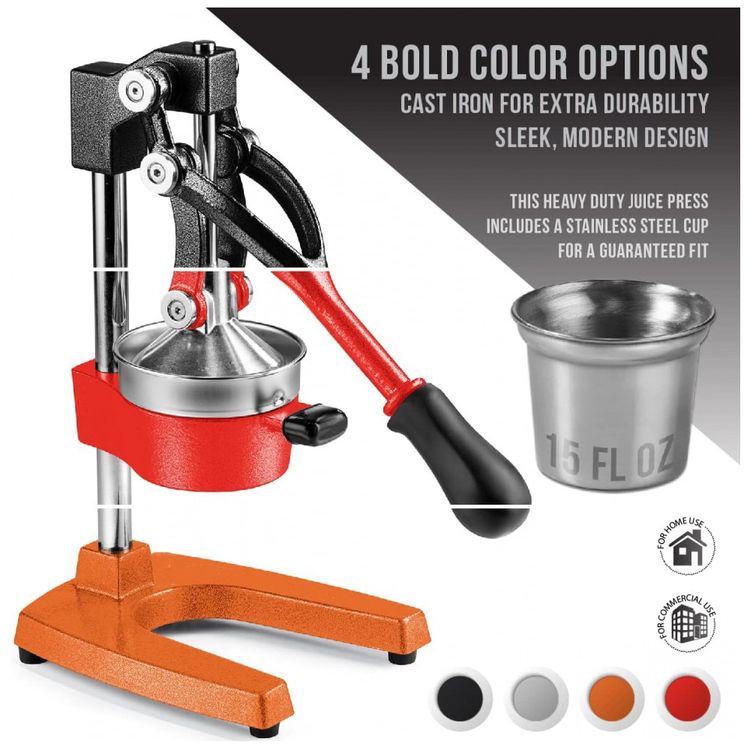 Espremedor-de-Frutas-Profissional-Manual-em-Aco-Inoxidavel-foto-1