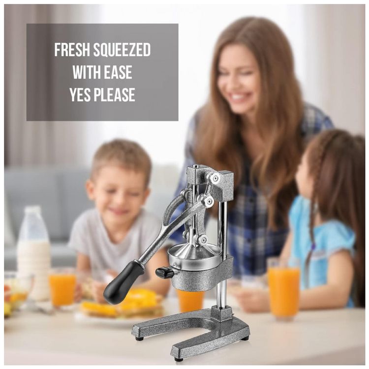 Espremedor-de-Frutas-Profissional-Manual-em-Aco-Inoxidavel-foto-4