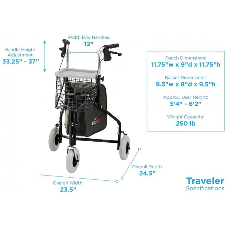 Andador-Adulto-Idoso-3-Rodas-NOVA-Medical-Products-com-foto-2