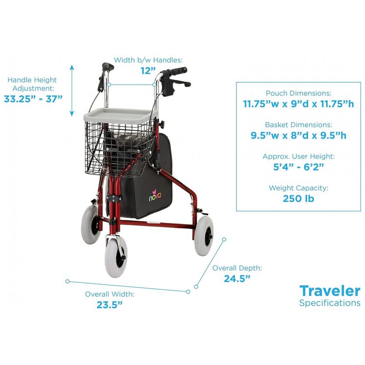 Andador-Adulto-Idoso-3-Rodas-NOVA-Medical-Products-com-foto-2