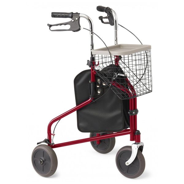 Andador-Adulto-Idoso-3-Rodas-Medline-com-Bolsa-Suporta-ate-foto-0