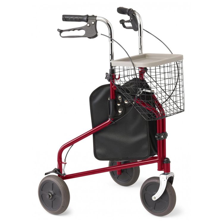 Andador-Adulto-Idoso-3-Rodas-Medline-com-Bolsa-Suporta-ate-foto-0