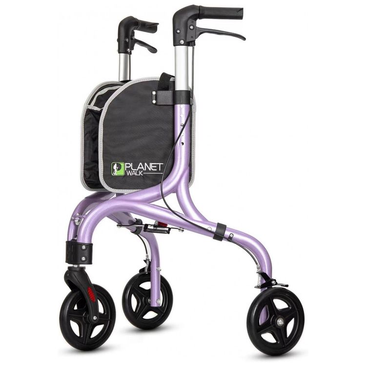 Andador-Adulto-Idoso-3-Rodas-PLANET-WALK-em-Aluminio-e-foto-0