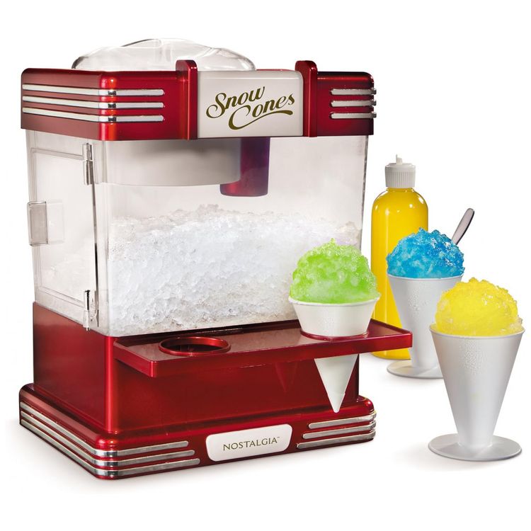 Maquina-de-Raspadinha-com-Cones-e-Xaropes-Nostalgia-Retro-foto-1