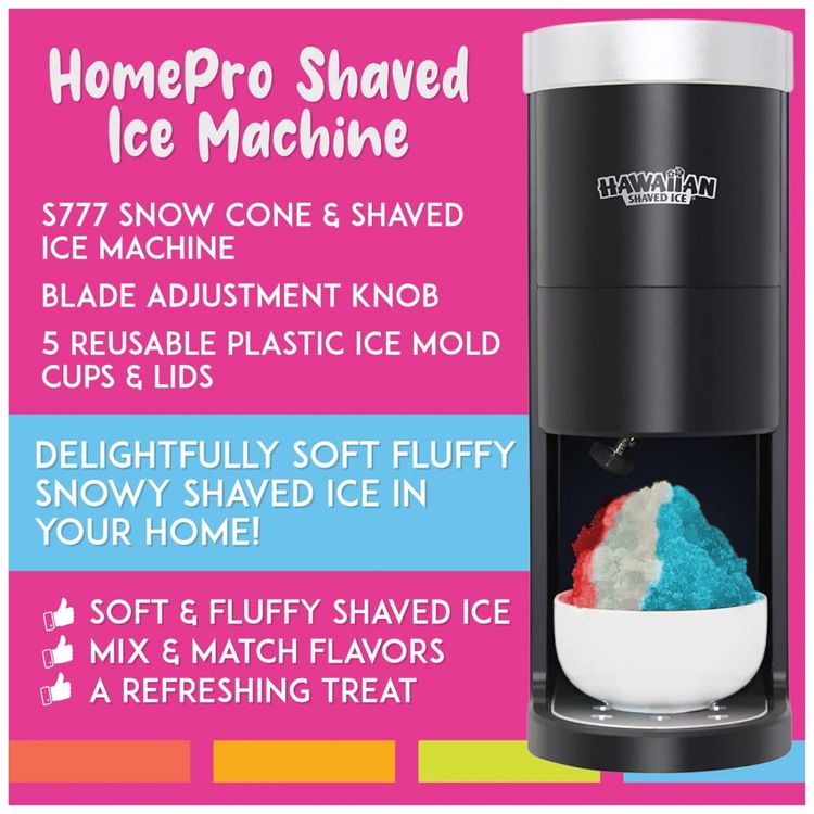Maquina-de-Raspadinha-com-Cones-e-Xaropes-Hawaiian-S777-foto-2