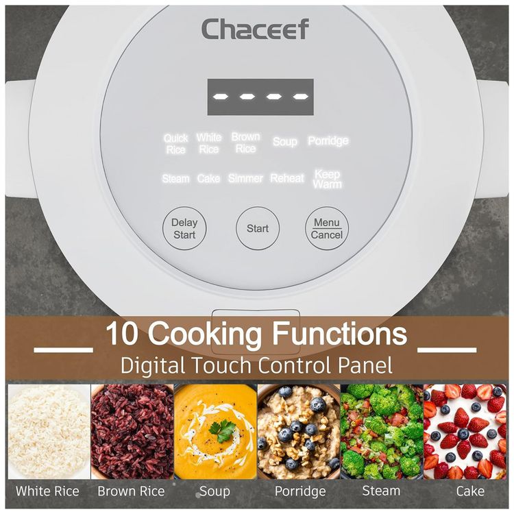 Panela-de-Arroz-Eletrica-CHACEEF-2L-com-10-Predefinicoes-foto-1