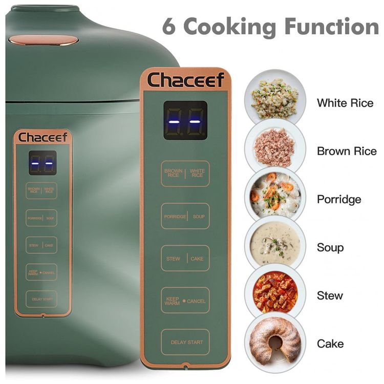 Mini-Panela-de-Arroz-Eletrica-CHACEEF-1.2L-com-Temporizador-foto-1