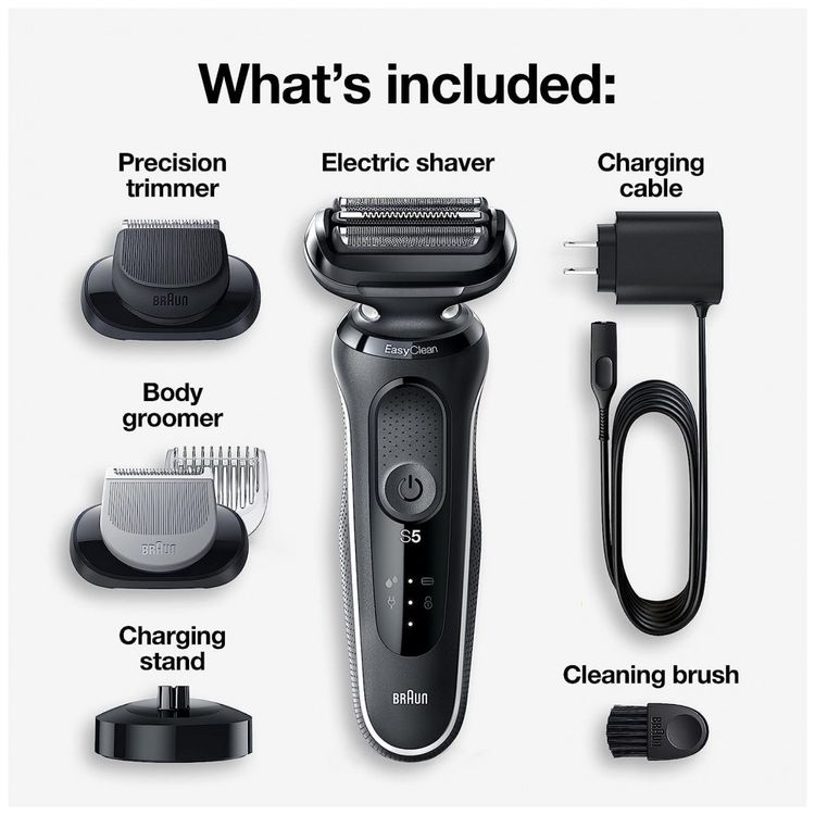 Barbeador-Eletrico-Masculino-Portatil-Braun-5050cs-com-foto-2