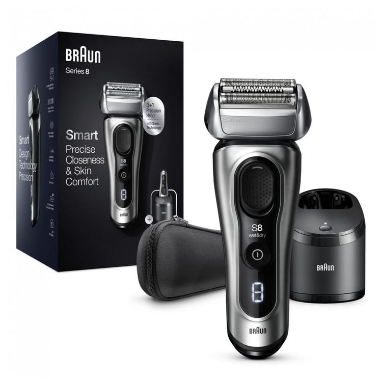Barbeador-Eletrico-Masculino-Portatil-Braun-8457cc-com-Base-foto-0