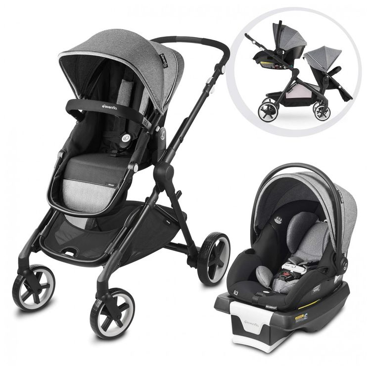 Carrinho-de-Bebe-com-Cadeira-para-Carro-Evenflo-Gold-Pivot-foto-0