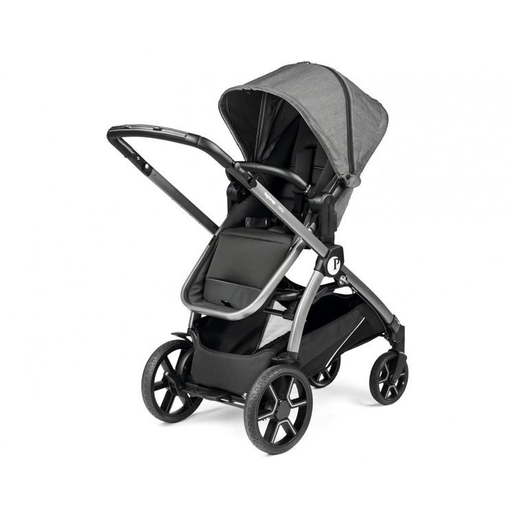 Carrinho-de-Bebe-com-Cadeira-para-Carro-Peg-Perego-Cinza-foto-3