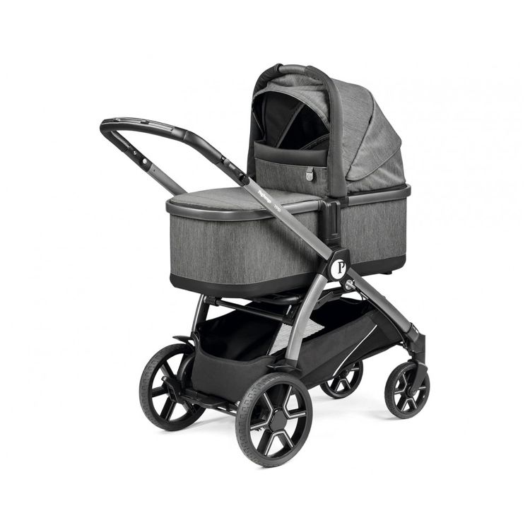 Carrinho-de-Bebe-com-Cadeira-para-Carro-Peg-Perego-Cinza-foto-5