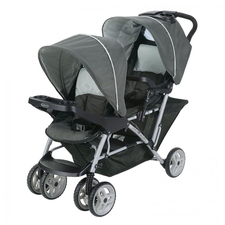 Carrinho-de-Bebe-Duplo-Graco-DuoGlider-Leve-com-Assento-em-foto-0