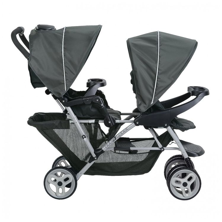 Carrinho-de-Bebe-Duplo-Graco-DuoGlider-Leve-com-Assento-em-foto-1
