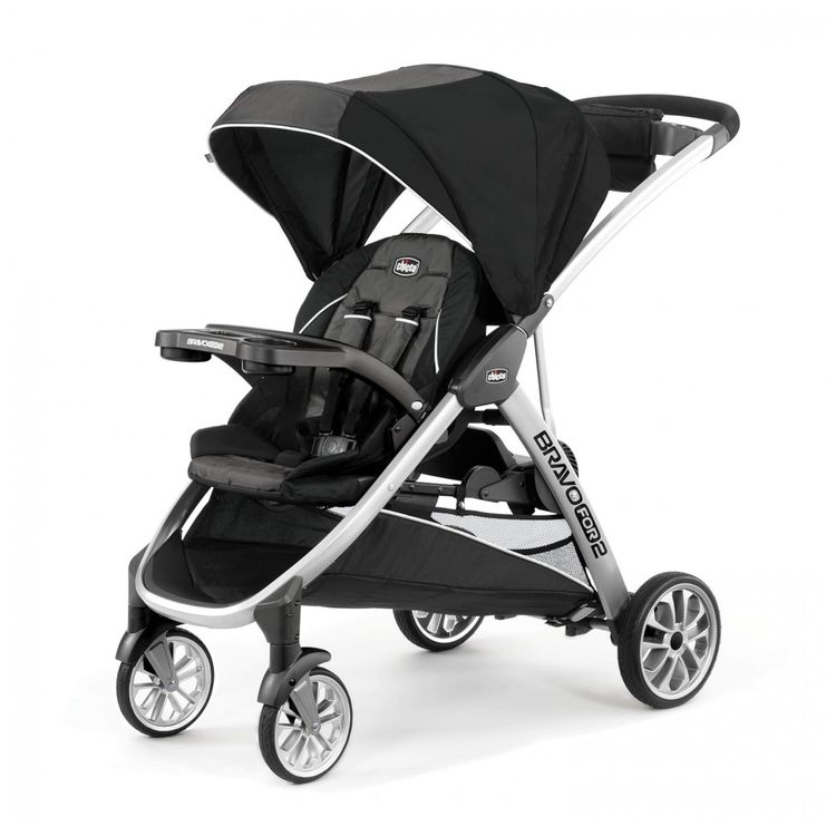 Carrinho-de-Bebe-Duplo-Chicco-Bravo-For2-Preto-foto-0