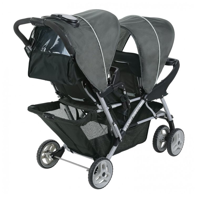 Carrinho-de-Bebe-Duplo-Graco-DuoGlider-Leve-com-Assento-em-foto-2
