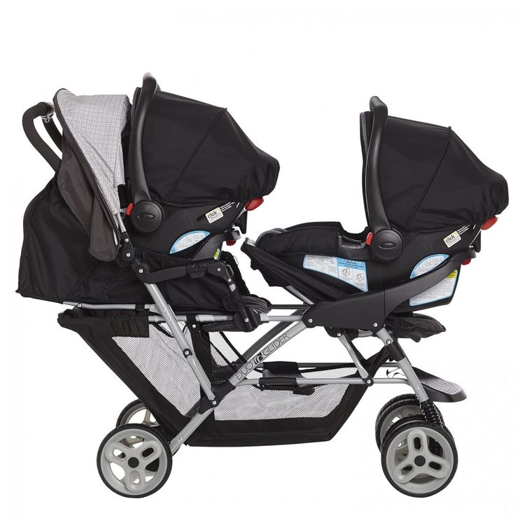 Carrinho-de-Bebe-Duplo-Graco-DuoGlider-Leve-com-Assento-em-foto-3
