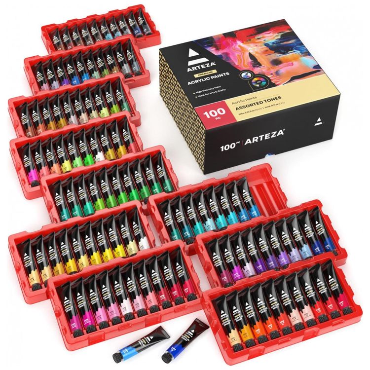 Kit-de-Tinta-Acrilica-Profissional-com-Cores-Essenciais-100-foto-0