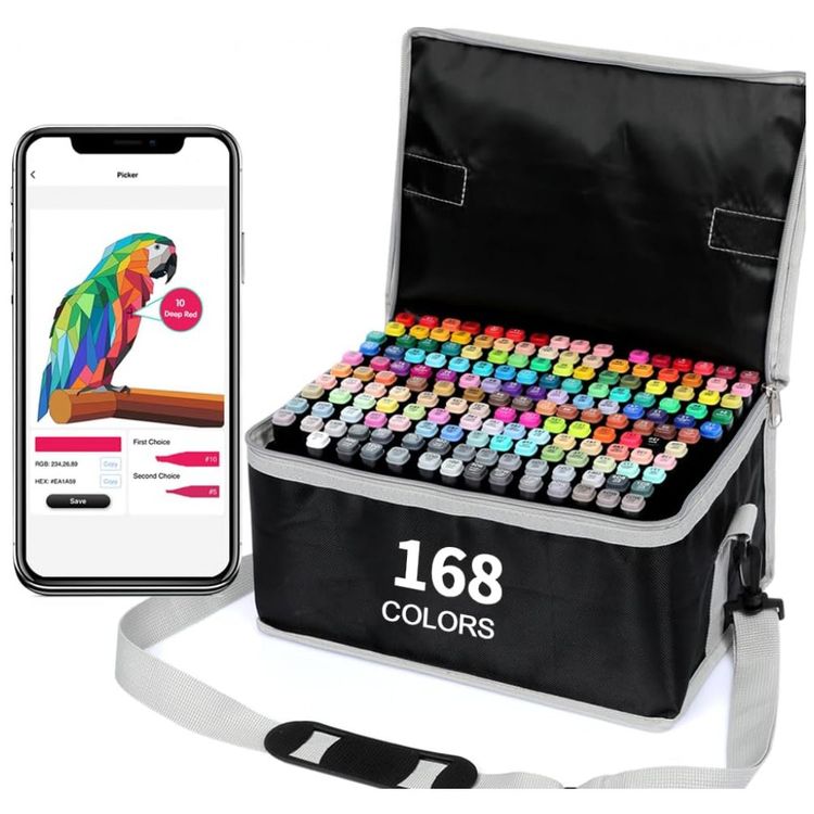 Kit-de-Canetas-Profissionais-com-Bolsa-para-Transporte-168-foto-0