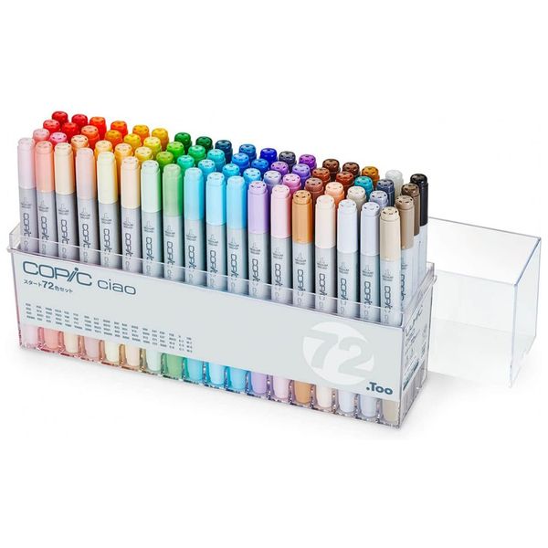 Kit-de-Canetas-Profissionais-com-Base-em-Pe-72-Pecas-Copic-foto-0
