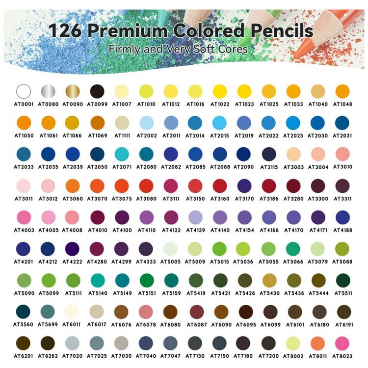 Kit-Lapis-de-Cor-Profissional-com-Estojo-126-pecas-Arrtx-foto-4