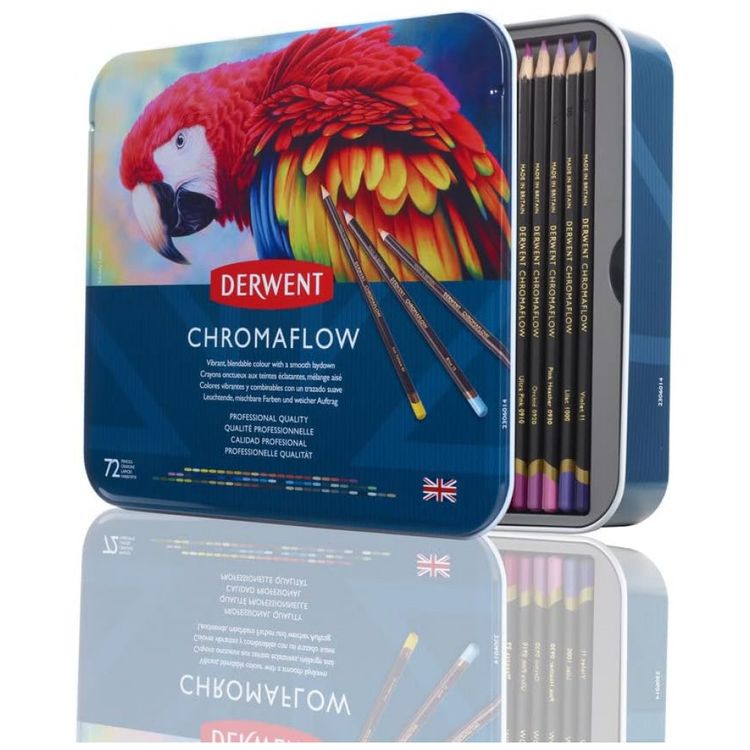 Kit-Lapis-de-Cor-Profissional-com-Estojo-72-pecas-Derwent-foto-0