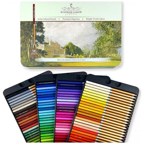 Kit-Lapis-de-Cor-Profissional-com-Estojo-96-pecas-SCHPIRERR-foto-0