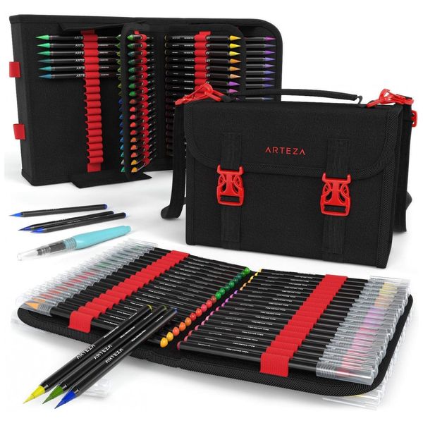 Kit-Lapis-de-Cor-Profissional-em-Bolsa-96-pecas-Tinta-foto-0