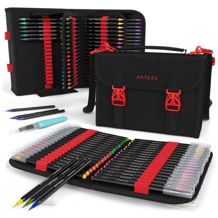 Kit-Lapis-de-Cor-Profissional-em-Bolsa-96-pecas-Tinta-foto-0