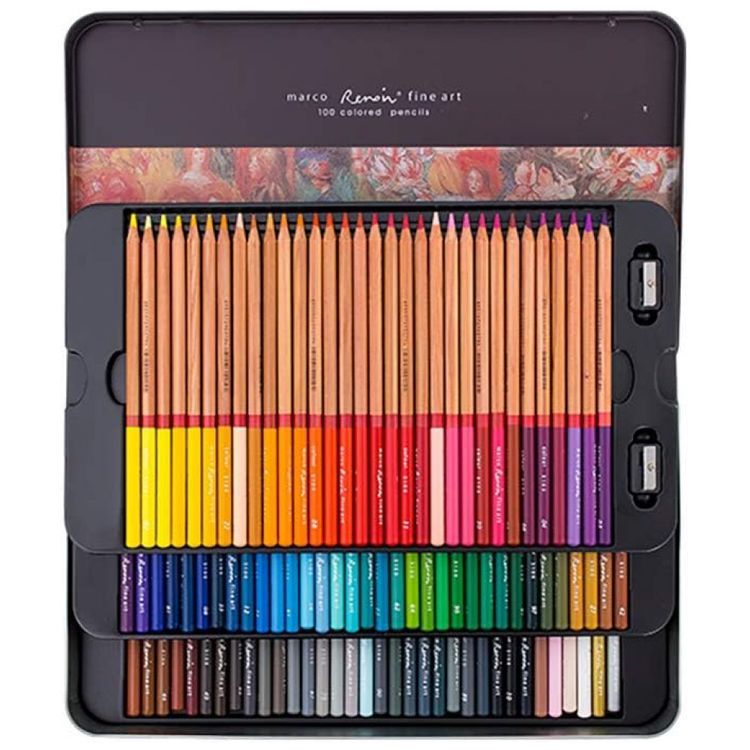 Kit-Lapis-de-Cor-Profissional-a-Base-de-Oleo-com-Estojo-100-foto-1