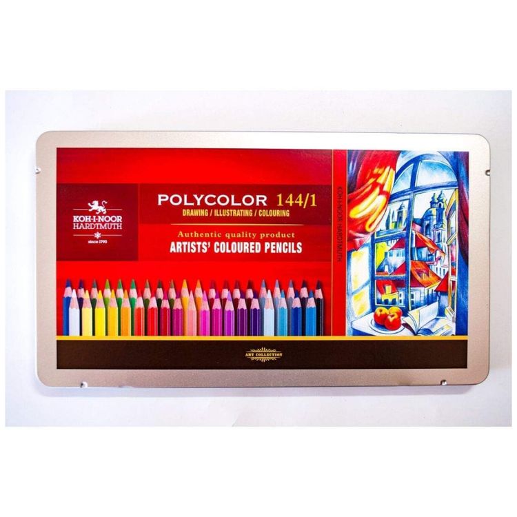 Kit-Lapis-de-Cor-Profissional-com-Estojo-144-pecas-Czech-foto-1