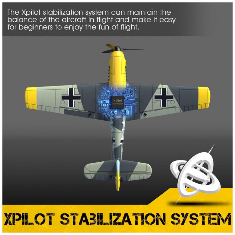 Aviao-de-Controle-Remoto-com-Sistema-de-Estabilizacao-Xpilot-foto-1