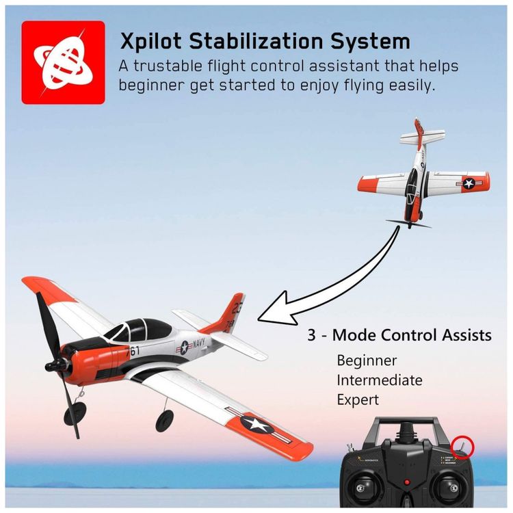 Aviao-de-Controle-Remoto-com-Sistema-de-Estabilizacao-Xpilot-foto-1