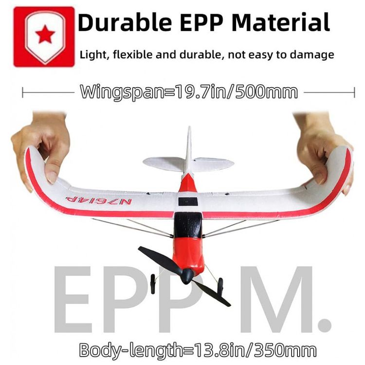 Aviao-de-Controle-Remoto-com-2-Baterias-para-Criancas-e-foto-5