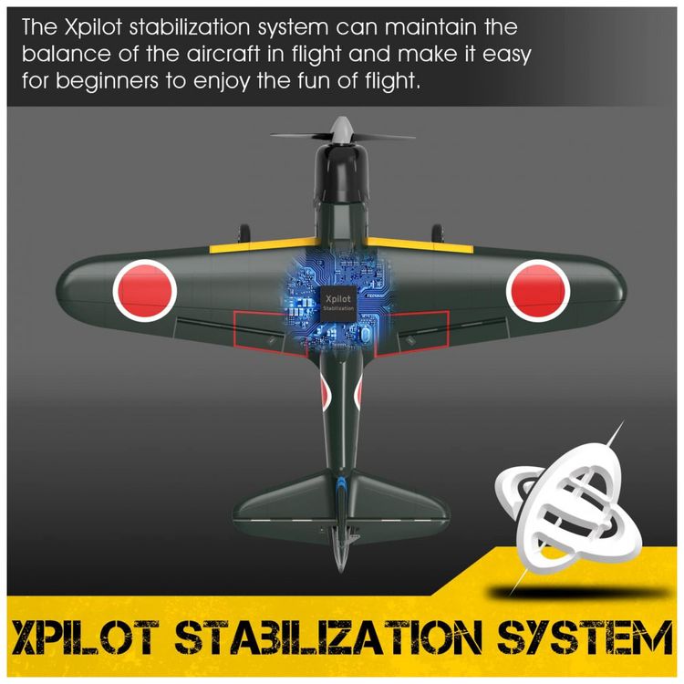 Aviao-de-Controle-Remoto-com-Sistema-de-Estabilizacao-Xpilot-foto-1