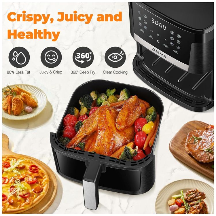 Fritadeira-Eletrica-AirFryer-6.2L-com-Painel-Digital-e-Cesto-foto-3