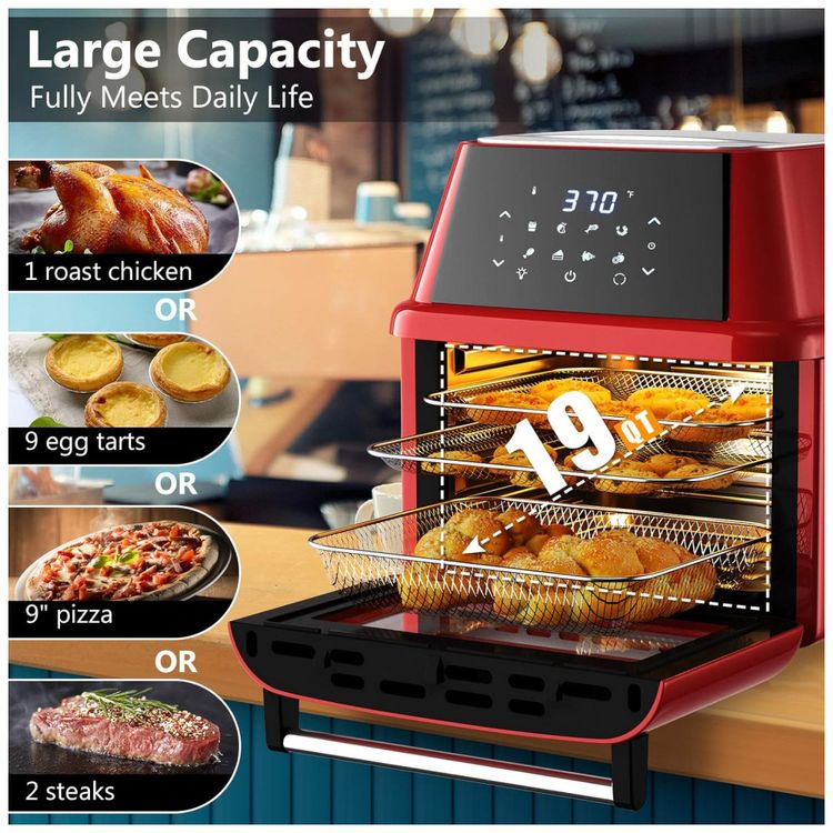 Fritadeira-Eletrica-AirFryer-8em-1-19L-com-Painel-Digital-e-foto-3