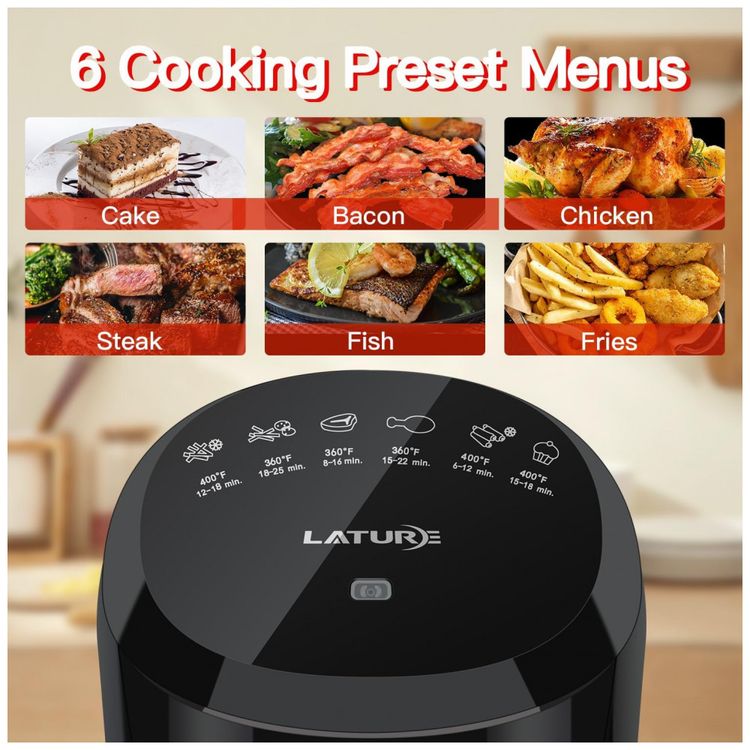 Fritadeira-Eletrica-AirFryer-4.2L-com-Temperatura-Ajustavel-foto-1