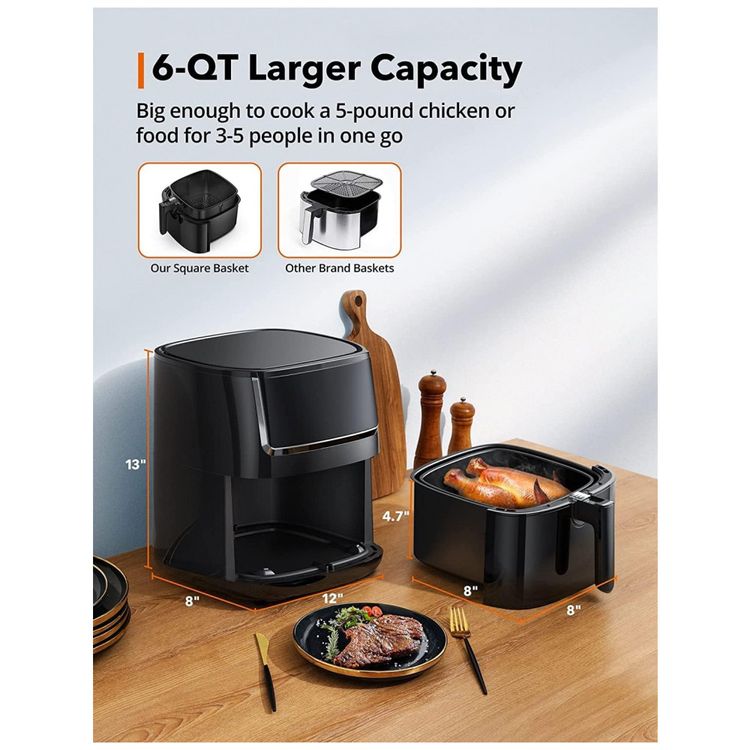 Fritadeira-Eletrica-AirFryer-6L-com-Painel-Digital-e-Livro-foto-4