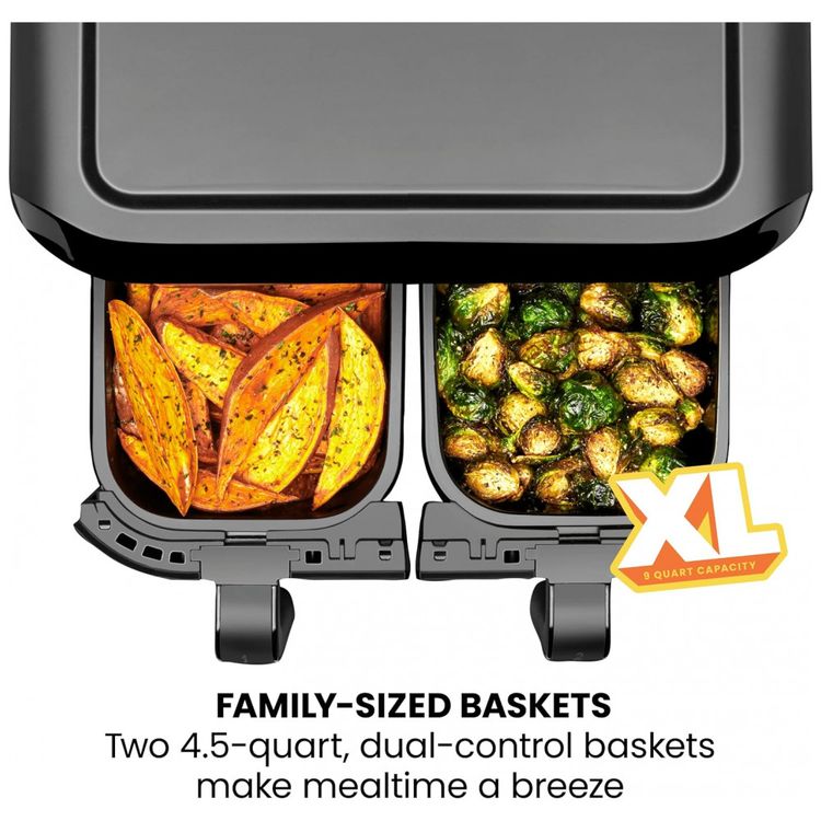 Fritadeira-Eletrica-AirFryer-9L-com-Painel-Digital-e-Cesto-foto-2