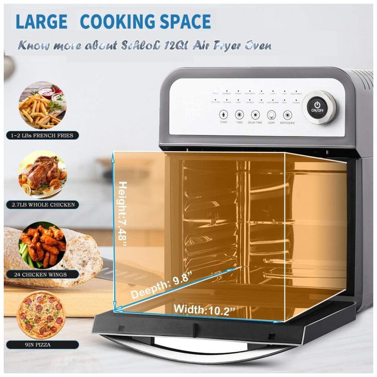 Fritadeira-Eletrica-AirFryer-12L-com-Painel-Digital-110V-foto-3