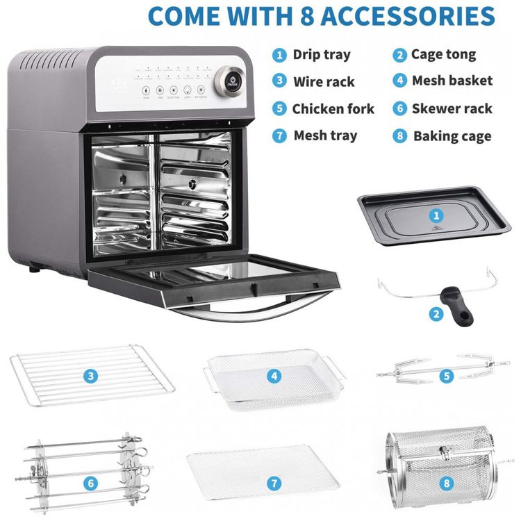 Fritadeira-Eletrica-AirFryer-12L-com-Painel-Digital-110V-foto-4